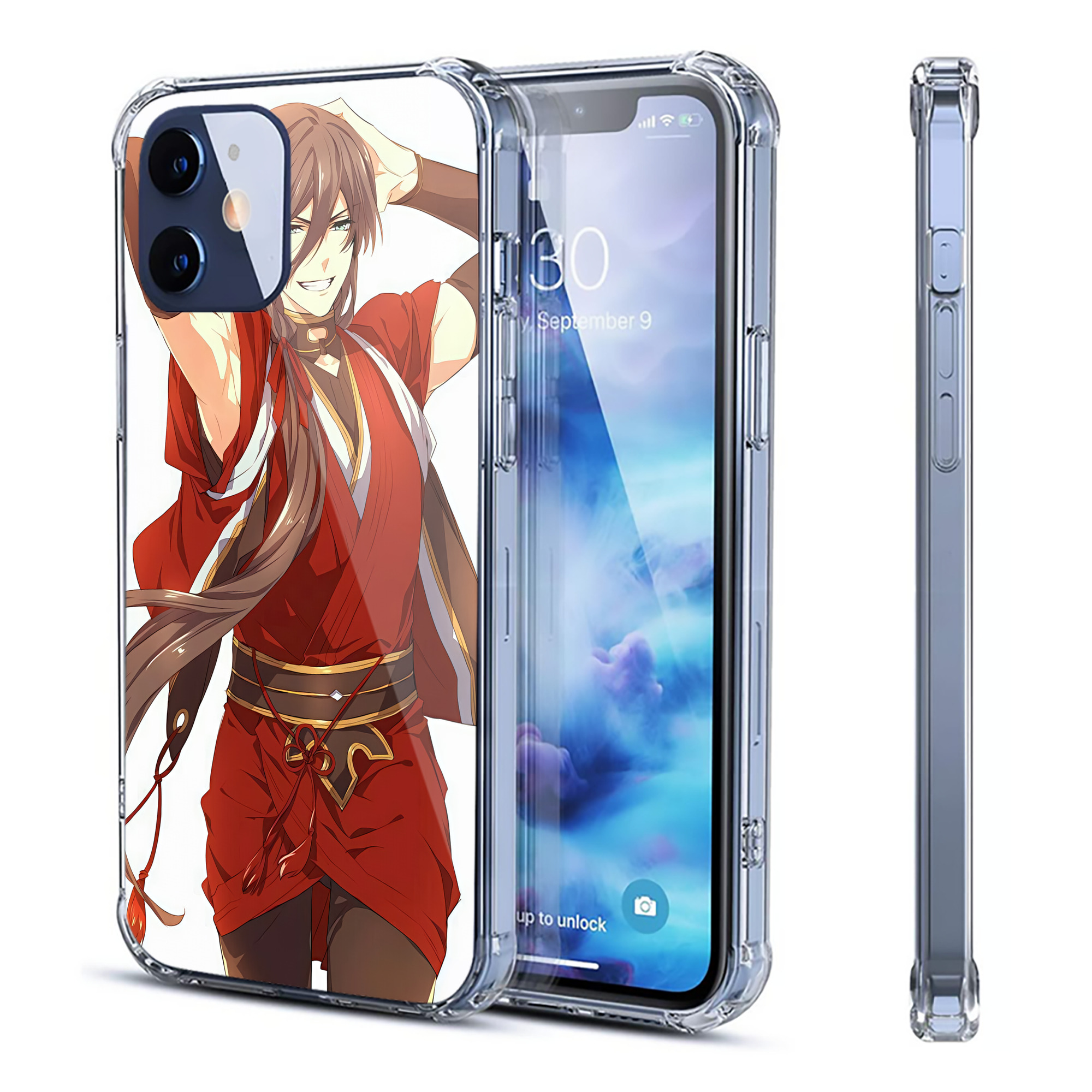 （画像用） 刀剣乱舞 Touken Ranbu 【iPhone 12シリーズ対応】透明スマホケース（クリアソフトケース）